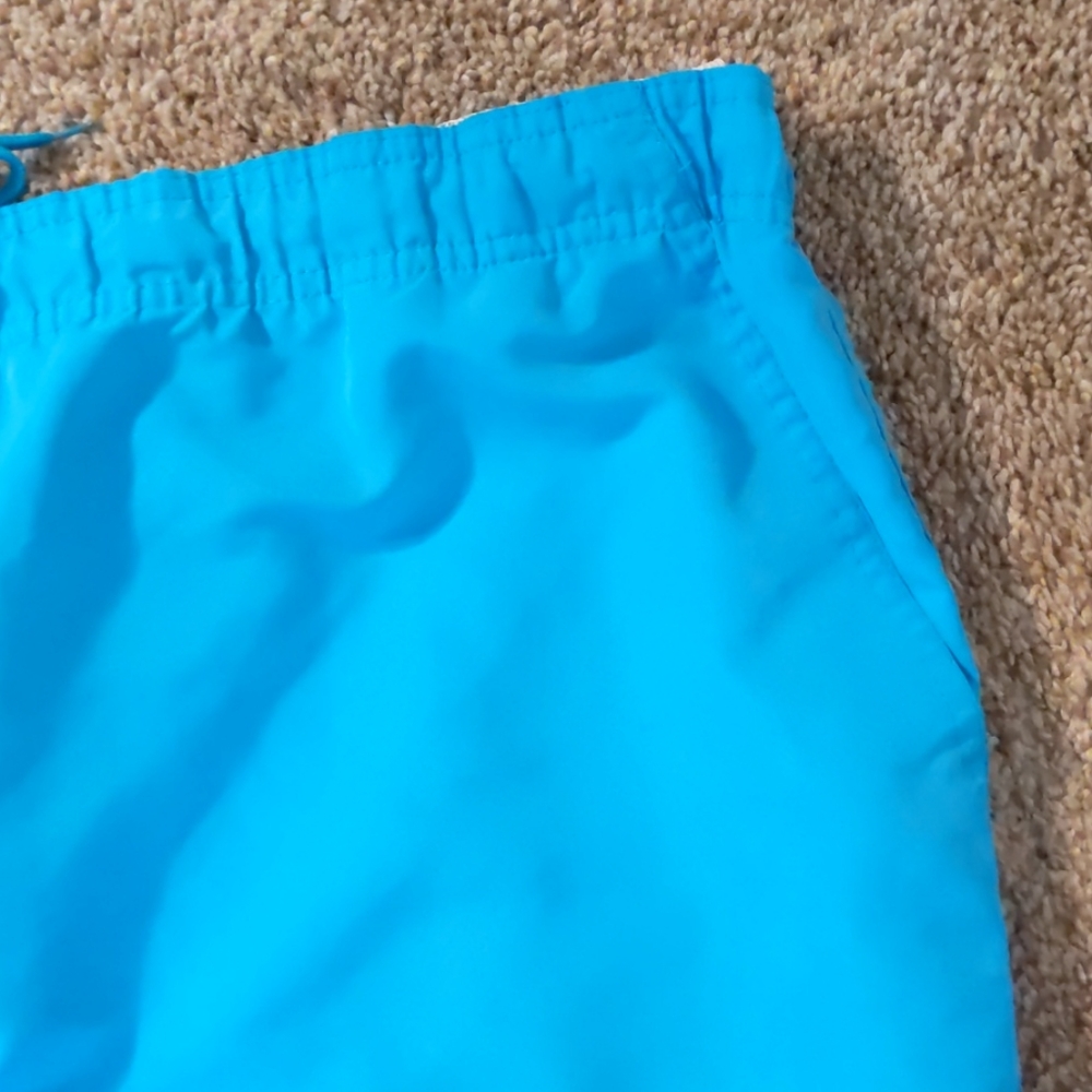 Hawaiian Authentics Aqua Blue Swim Trunks . Sz XL - Picture 4 of 9